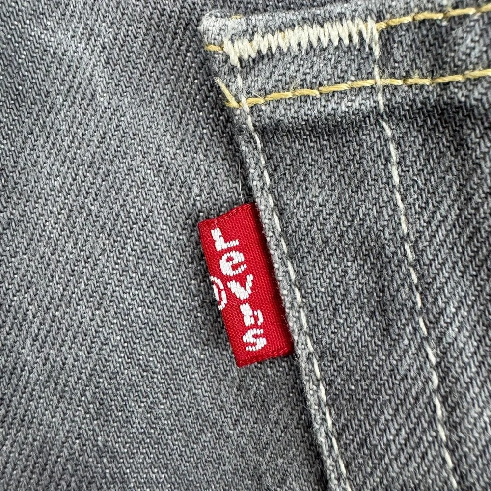 Levis 501XX Jeans Mens 40 Gray Medium Wash Regular Straight Button Fly 40x30